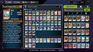 Hieratic Dragon Synchro Deck Hieratic Engine is F2P friendly Yugioh Master Duel [upl. by Knox]