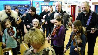 2011 SMUHA  Music at Cunningsburgh School 2  kozetland1MP4 [upl. by Snehpets]