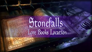 Elder Scrolls Online  Stonefalls  Lore Books Location [upl. by Yniar296]