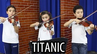 TITANIC  Evolução de 2 meses no Violino  Aula de Musica  FINPEC  Colégio Desafio [upl. by Kalinda941]