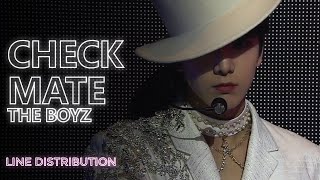 THE BOYZ  CHECKMATE Road to Kingdom Ver Line Distribution  TheSeverus [upl. by Oliy]