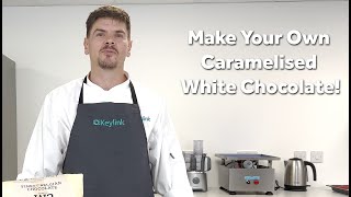 Make Your Own Caramelised White Chocolate Exclusive Callebaut Recipe [upl. by Auhsej569]