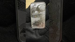 Perth Mint 2023 Rectangular Dragon 1oz Silver Coin  Shorts Silver PerthMint [upl. by Shreve402]