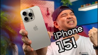 AKHIRNYA APPLE NURUT Kesan pertama iPhone 15 dan 15 Pro [upl. by Yreffoeg66]