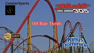 Intimidator 305 Roller Coaster OffRide Thrills 🎢💥 Kings Dominion Virginia rollercoaster [upl. by Eilyab]