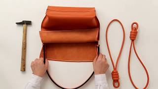 Making the LOEWE Flamenco bag [upl. by Selin]