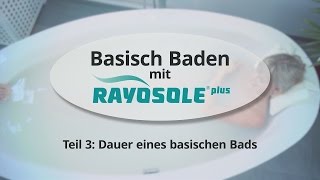 Basisch Baden Teil 3 Dauer eines basischen Bads [upl. by Acenom973]