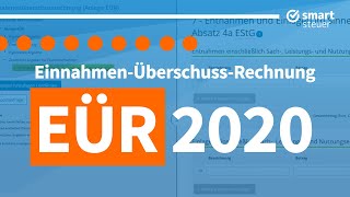 EinnahmenÜberschussRechnung 2020 Elster erstellen  EinnahmenÜberschussRechnung Kleinunternehmer [upl. by Enogitna]