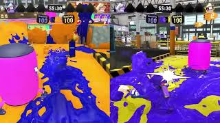 Splatoon network lag comparison [upl. by Kalam]