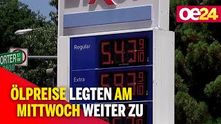 Ölpreise legten am Mittwoch weiter zu [upl. by Eiramit]