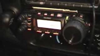 Yaesu FT857 and ATAS120 Mobile Setup [upl. by Akedijn]