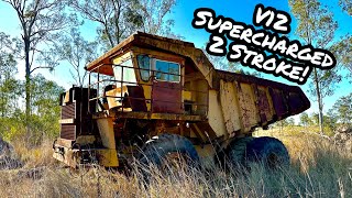 Will it START V12 Supercharged 2 Stroke GM Detroit Dump Truck SITTING for YEARS [upl. by Edalb122]