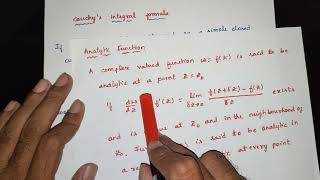 Cauchys integral formula for analytic function 21ma41 module 1 21matme41 module 2most important [upl. by Iharas]