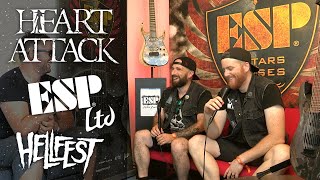 ESP GUITARS  quotLa MainStage cétait incroyablequot HEART ATTACK au HELLFEST 2022 [upl. by Jerz]