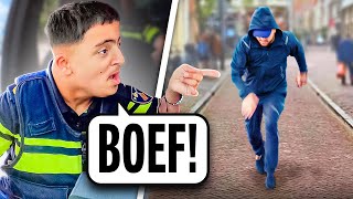 POLITIEAGENT SALAHEDDINE PAKT EEN BOEF 😱🚨 [upl. by Janicki910]