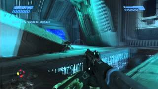 Halo Anniversary Legendary Walkthrough Mission 7  The Library [upl. by Jerrol]