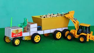 🚜 Tractor Kaise Banate Hain  How To Make A Tractor At Home  Machis Ki Gadi Banane Ka Tarika [upl. by Eilliw]