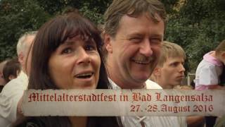 24 Mittelalterstadtfest 2016 in Bad Langensalza [upl. by Ashia]