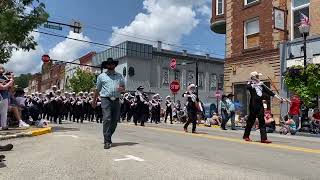 Calgary stampede Showband at Wamsb parade July 22 2023 [upl. by Kciremed721]