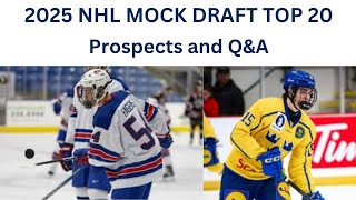 2025 NHL Mock Draft Extravaganza featuring top 10s of OHLQMJHLWHL Drafts [upl. by Maximilien291]