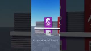 Taco bell and Pizza hut went abandoned roblox [upl. by Fasto]