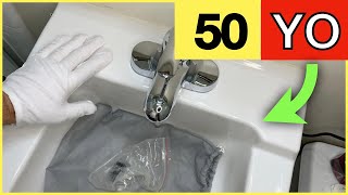 How to Clean a Bathroom Sink to a Shine in Two Steps 4K [upl. by Ester]