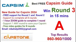 Capsim Tips Capstone 2024  Quick Guide to Win Capstone 2024  Round 3  9691000 [upl. by Tom501]