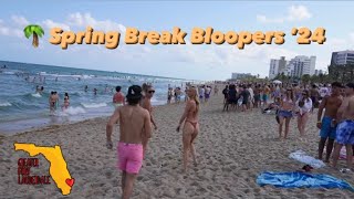 Spring Break Bloopers I GOT REJECTED  Fort Lauderdale [upl. by Hutson235]