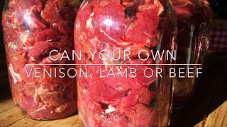 Canning Meat Super Easy Raw Pack [upl. by Rednaskela]