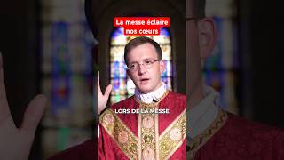 La messe éclaire nos cœurs… 🙏 messe chrétiens dieu catholique [upl. by Leasa]