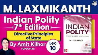 Complete Indian Polity  M Laxmikanth  Lec 10 Directive principles of State  StudyIQ Polity Book [upl. by Camel537]