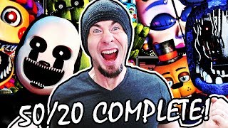 5020 MODE COMPLETE  FNAF ULTIMATE CUSTOM NIGHT  Everything FINISHED [upl. by Eidroj]