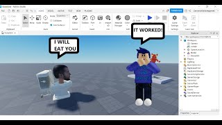 How To Make An Attacking Skibidi Toilet NPC in Roblox Studio 2023 [upl. by Macguiness988]