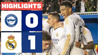 Resumen de Deportivo Alavés vs Real Madrid 01 [upl. by Airalednac528]