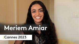 Cannes 2023  Pour Meriem Amiar quotla femme algérienne est une femme fortequot [upl. by Anaiv]