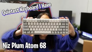 The Quietest Keyboard I Have  Epomaker Niz Plum Atom 68 Keyboard Review [upl. by Yboc]