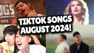 Top Trending Songs on TikTok  AUGUST 2024 [upl. by Wilonah952]