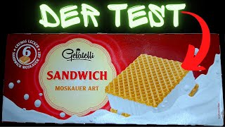 Eis Gelatelli Sandwich Moskauer Art ReviewTest [upl. by Neirbo]