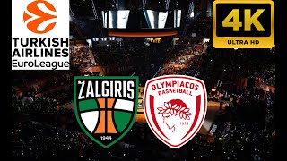 TURKISH AIRLINES EUROLEAGUE 20232024 Zalgiris vs Olympiacos SIMULACIÓN NBA2K23 [upl. by Atirahs589]