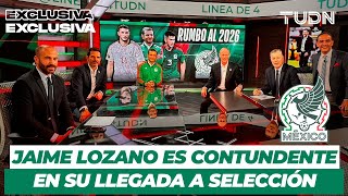 Jimmy Lozano EN EXCLUSIVA Naturalizados primeras decisiones y microciclos en el tricolor  TUDN [upl. by Grazia516]