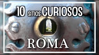 TOP 10 sitios CURIOSOS que VER en ROMA 🇮🇹 2 [upl. by Sumerlin34]