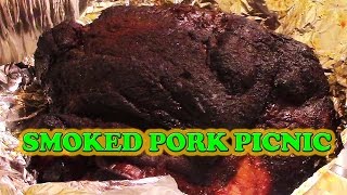 Smoked Pork Picnic on the Masterbuilt Electric Smoker [upl. by Clarkson]