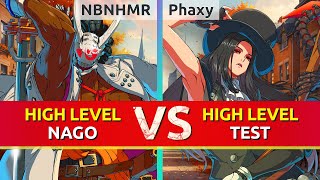 GGST ▰ NBNHMR Nagoriyuki vs Phaxy Testament High Level Gameplay [upl. by Couhp]