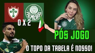 PÓS JOGO PORTUGUESA 0X2 PALMEIRAS 5° RODADA PAULISTÃO O TOPO DA TABELA É NOSSO 👊🏻🇮🇹💚 [upl. by Sum64]