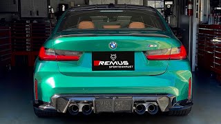 BMW G80 M3 REMUS RACE EXHAUST  The Most Intoxicating G8X Exhaust [upl. by Files]