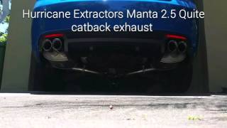 VE ssv 2012 Hurricane extractors with Manta Quite 25 catback exhaust [upl. by Armando872]