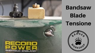 Record Power BS250 Bandsaw Blade Tensioner [upl. by Gascony]