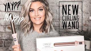 MESSY CURLS HAIR TUTORIAL  New Lange Wand [upl. by Avika224]