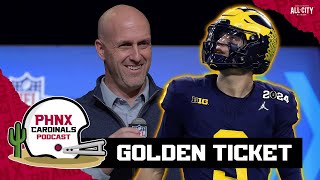 JJ McCarthy Has Become The Arizona Cardinals’ Golden Ticket Following Stellar Pro Day At Michigan [upl. by Ignatzia]