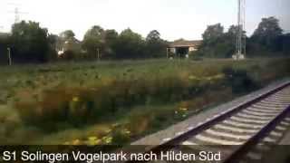 S1 Solingen Vogelpark nach Hilden Süd [upl. by Akcirderf]